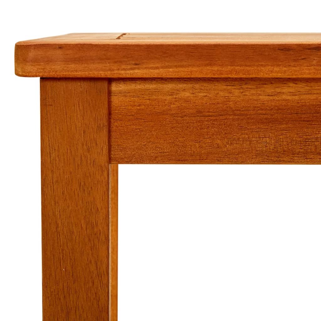 Couchtisch Helles Akazienholz 45 x 45 x 36 cm Massivholz Akazie