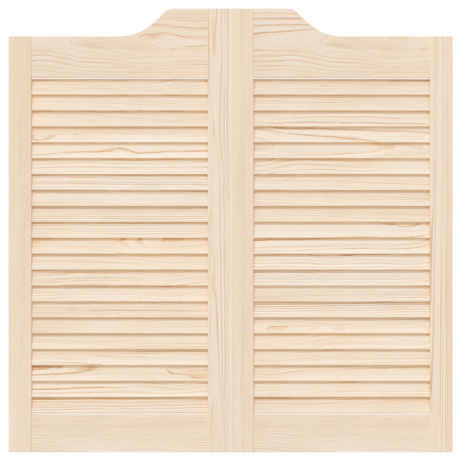 Schwingtüren Natur 80 x 40 cm Massives Kiefernholz