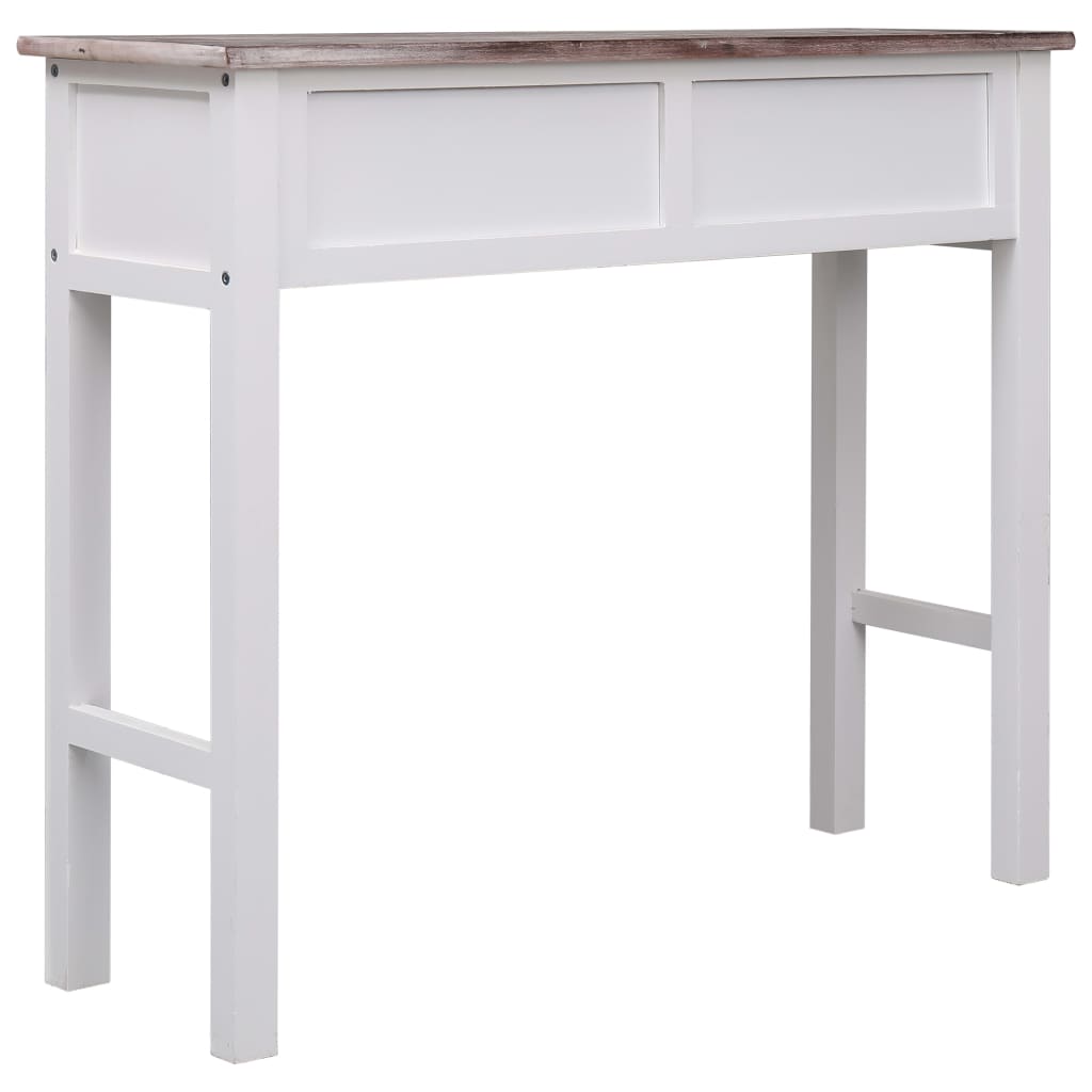 Konsolentisch Grau 90×30×77 cm Holz
