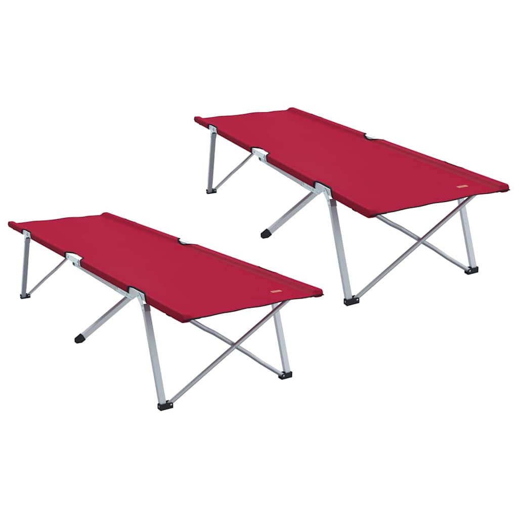 Klapp Schlafbett fürs Camping Blau 194 x 62,5 x 42,5 cm