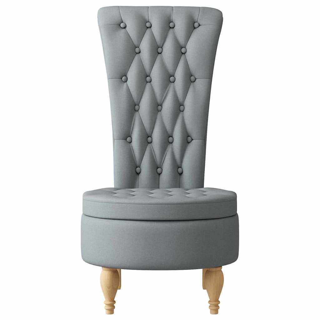 Schlafsessel Hellgrau 56,5 x 70 x 110 cm Stoff