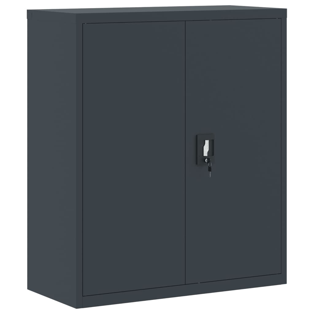 Aktenschrank Weiß 90x40x110 cm Stahl