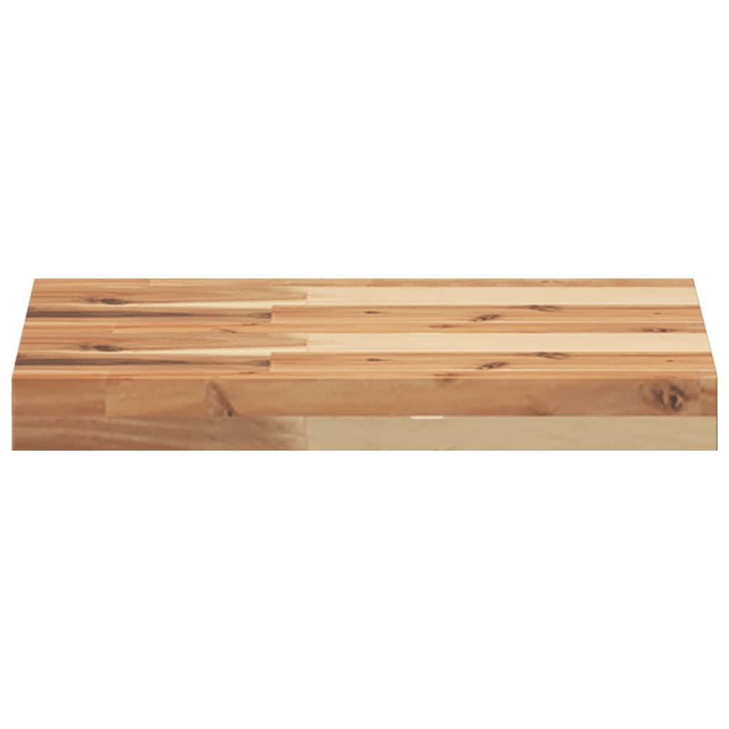 Tischplatte 40x20x2 cm Rechteckig Massivholz Akazie