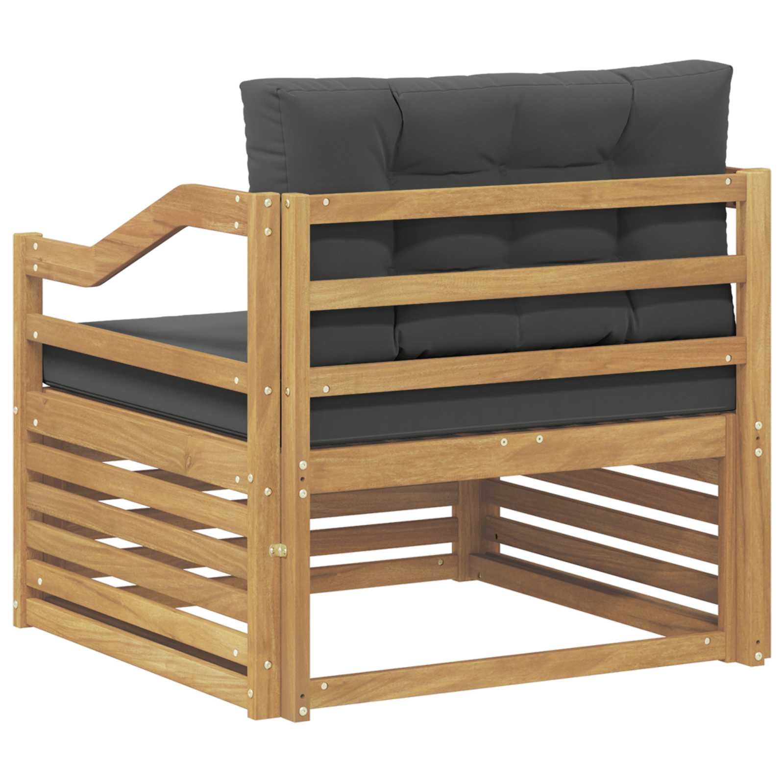 2 Stück Outdoor-Sofa Natur