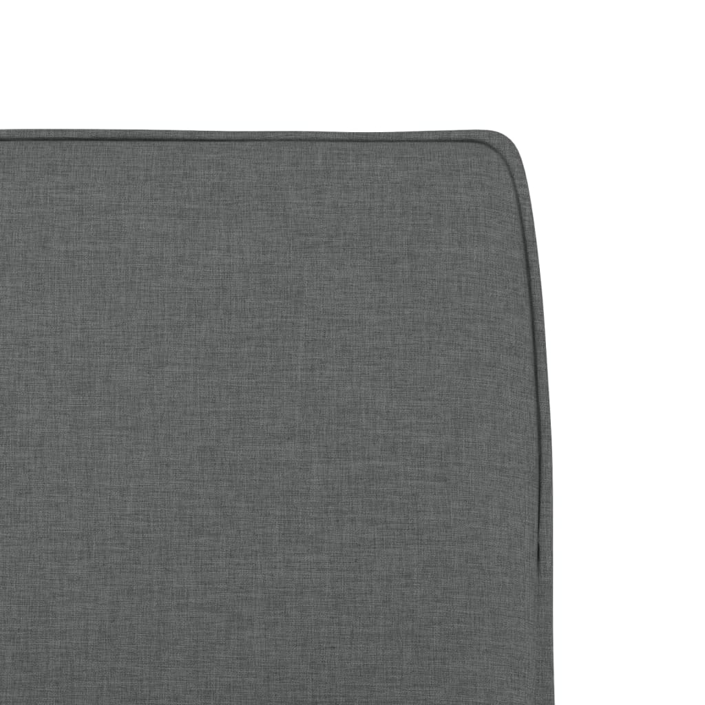 Loungesessel Hellgrau 52x75x76 cm Stoff