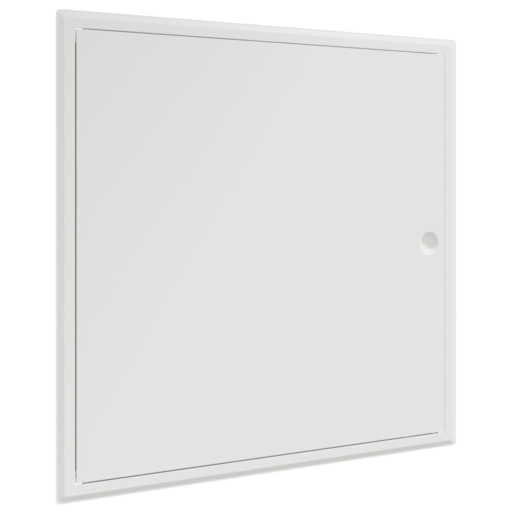 Zugangsklappe 2 pcs Weiß 23 x 23 x 3 cm Stahl