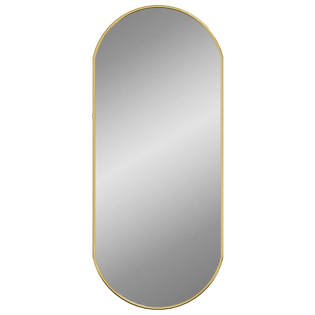 Wandspiegel Silbern 50x20 cm Oval