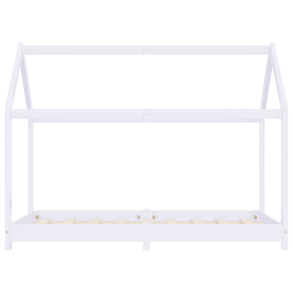 Kinder-Bettgestell Massivholz Kiefer 70 x 140 cm