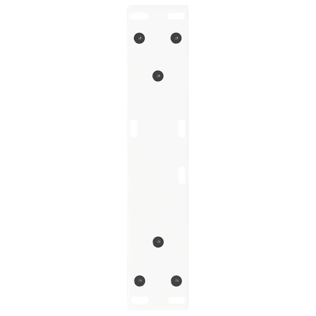Couchtischbeine V-Form 2 Stück Schwarz 30x(30-31,3) cm Stahl
