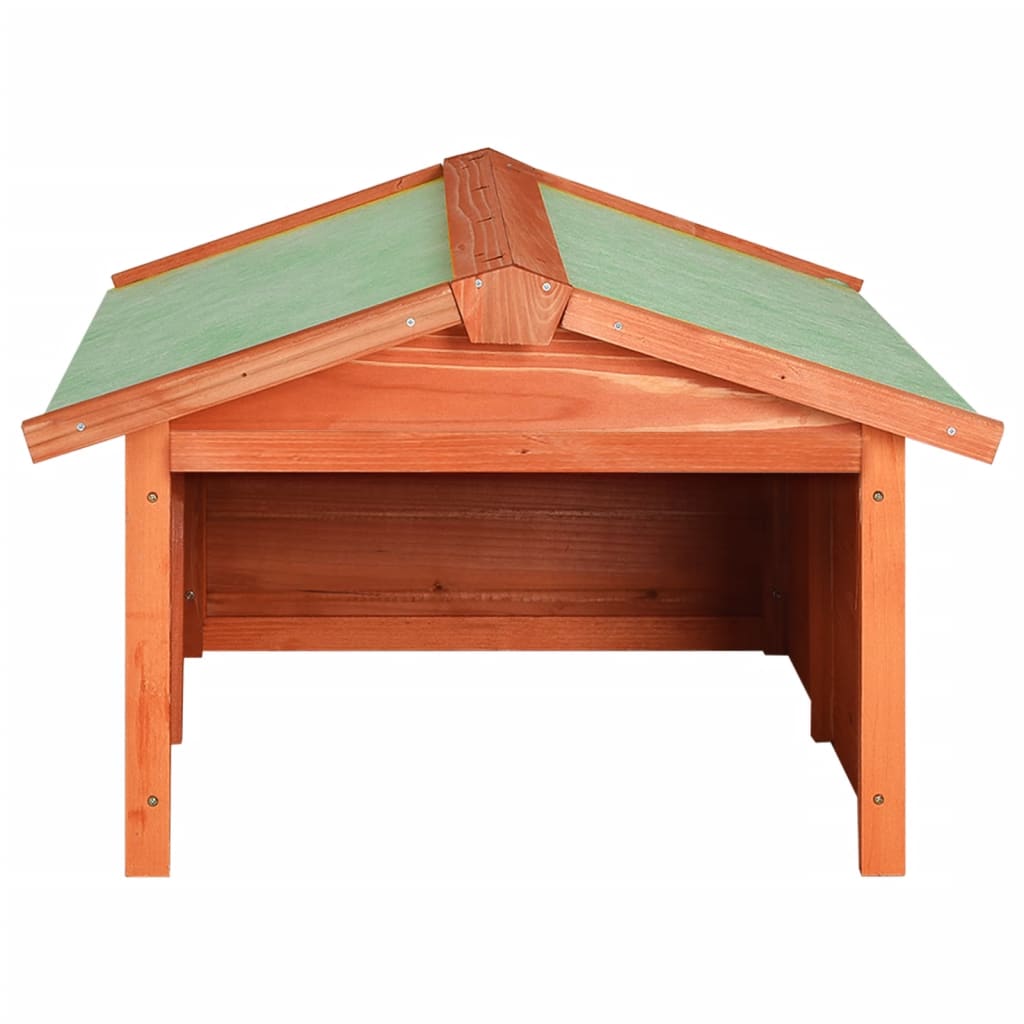 Roboter-Rasenmäher Garage 72x87x50 cm Grau Weiß Tannenholz