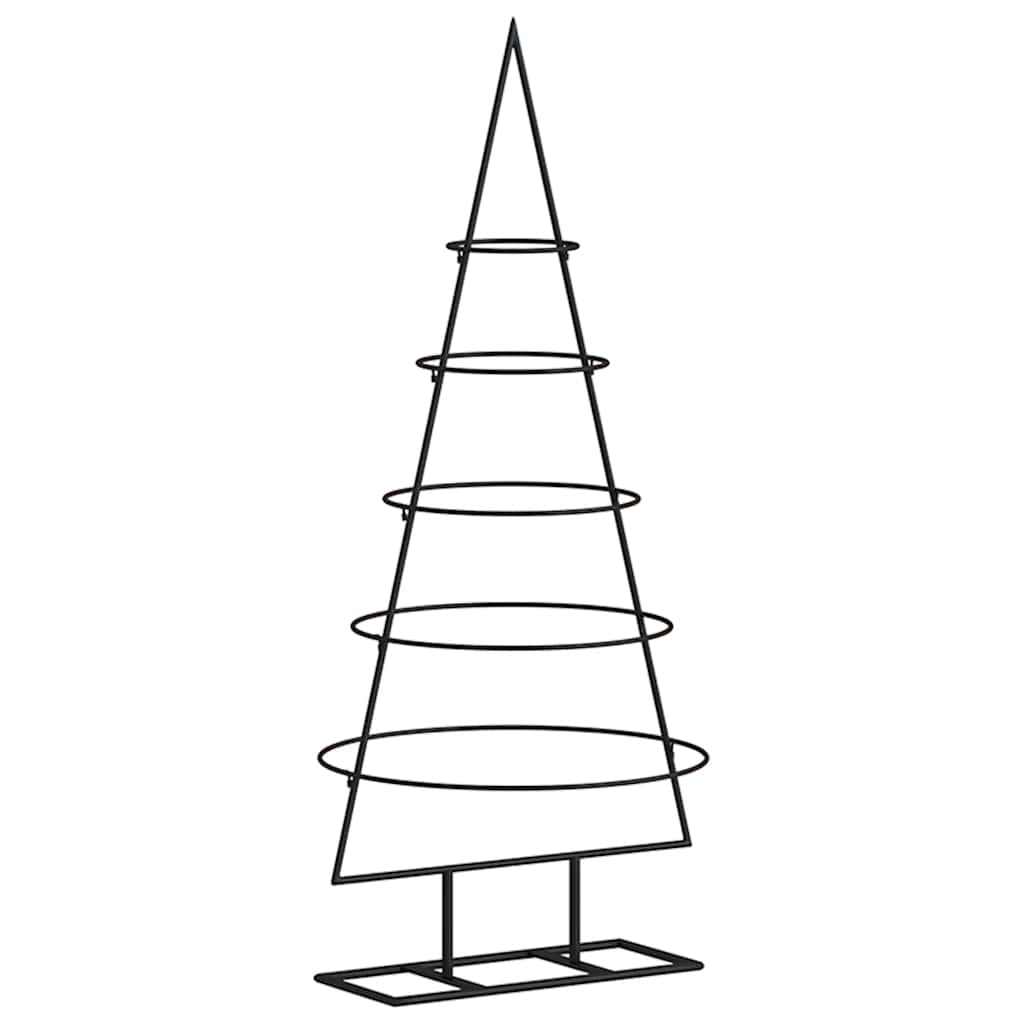 Metall-Weihnachtsbaum Deko Schwarz 60 cm