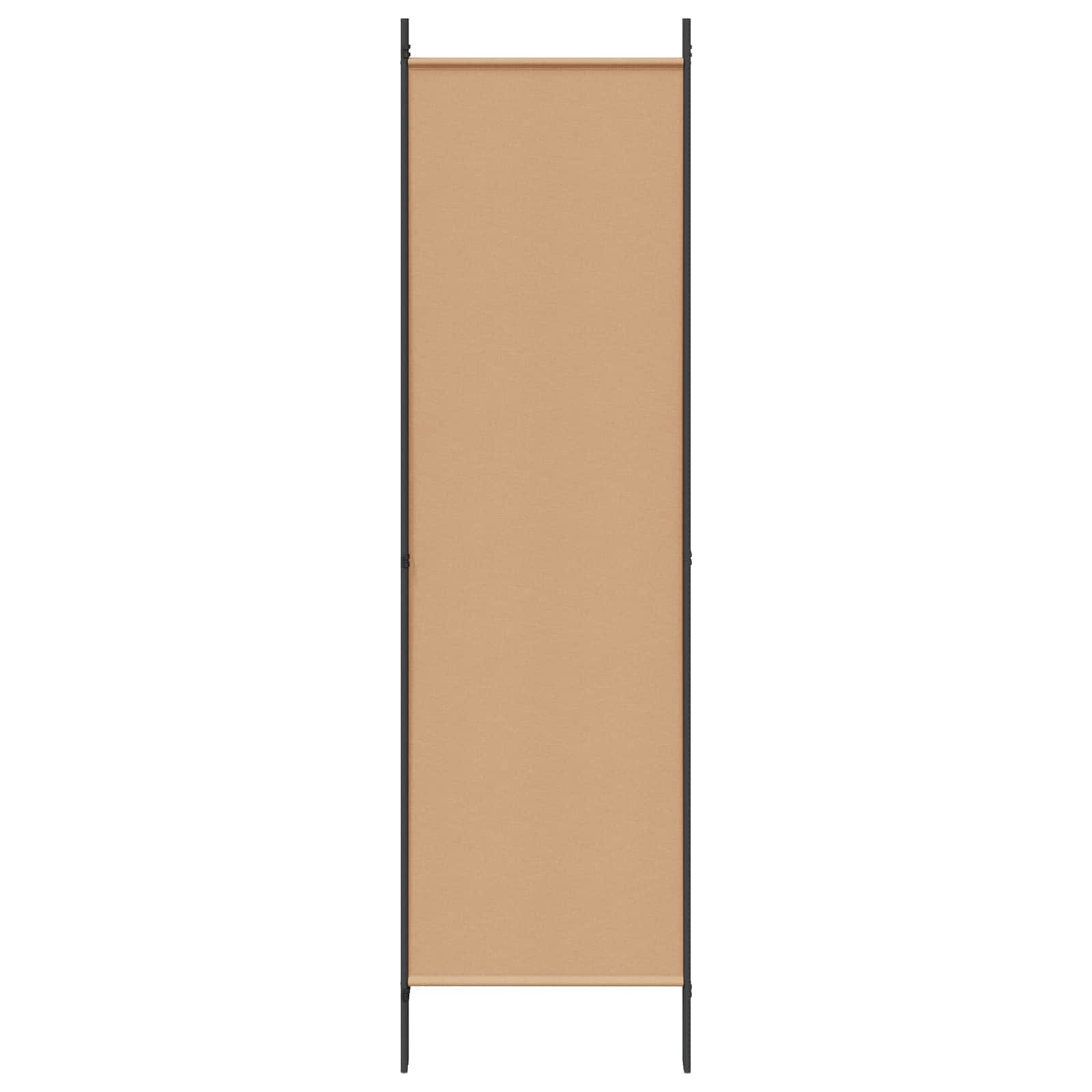 Raumteiler Beige 150 x 180 cm Stoff