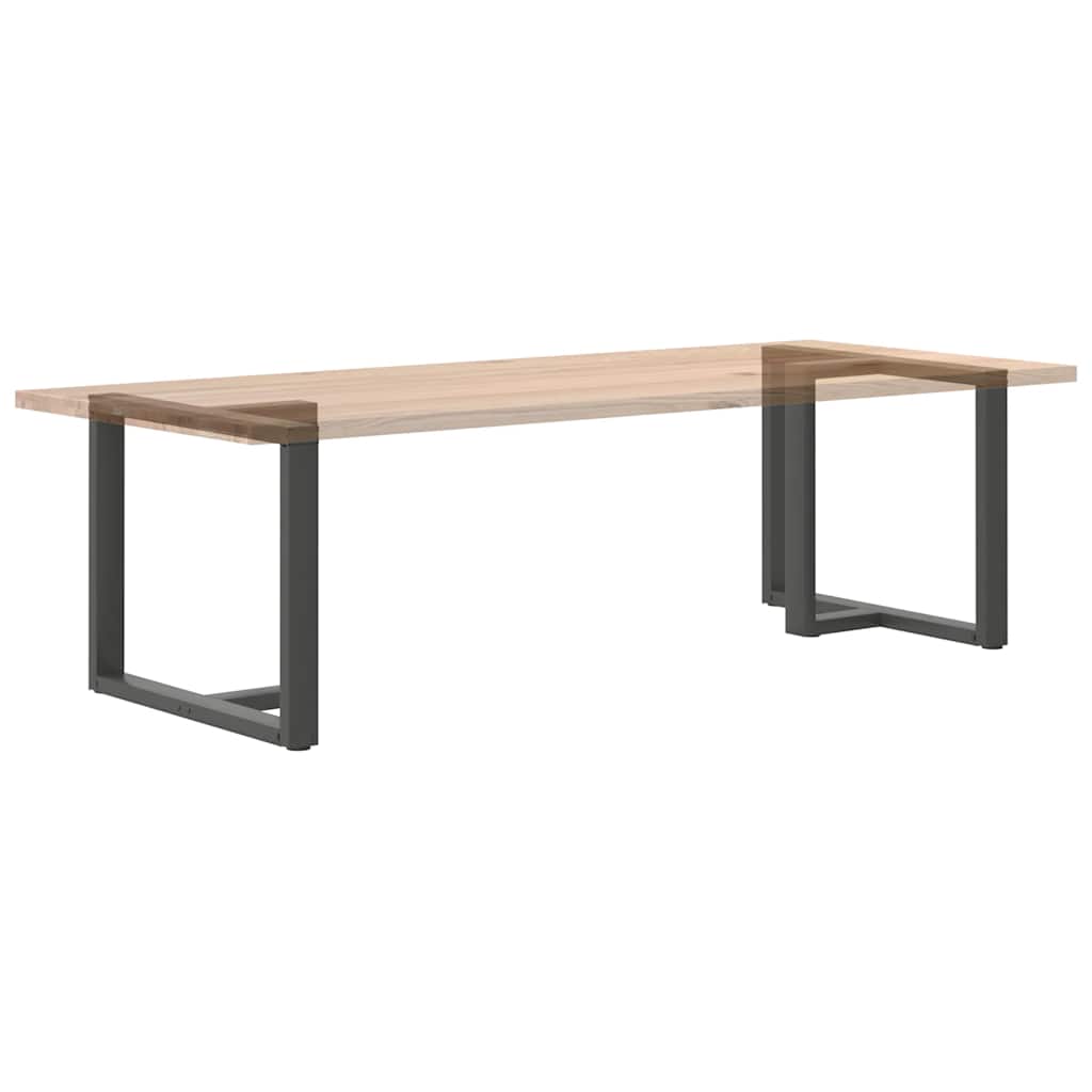 Couchtischbeine T-Form 2 Stk. Schwarz 30x25x(30-31) cm Stahl