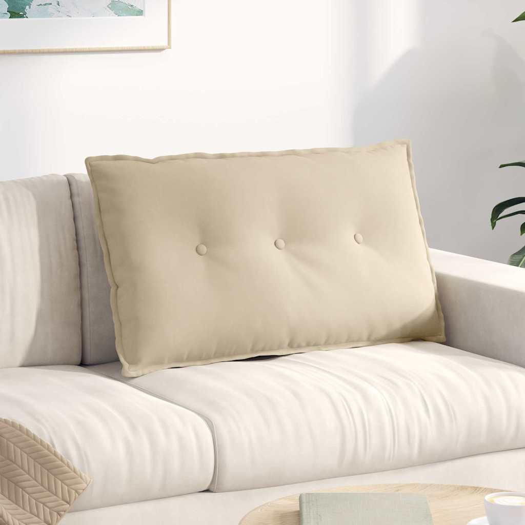 Rückenkissen Taupe 50 x 45 cm Mikrofaserstoff