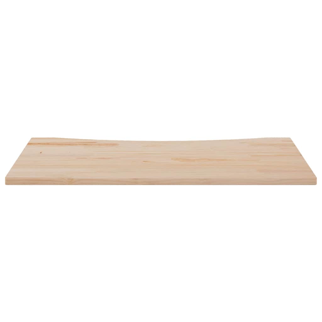 Schreibtischplatte 80x40x2,5 cm Massivholz Kiefer