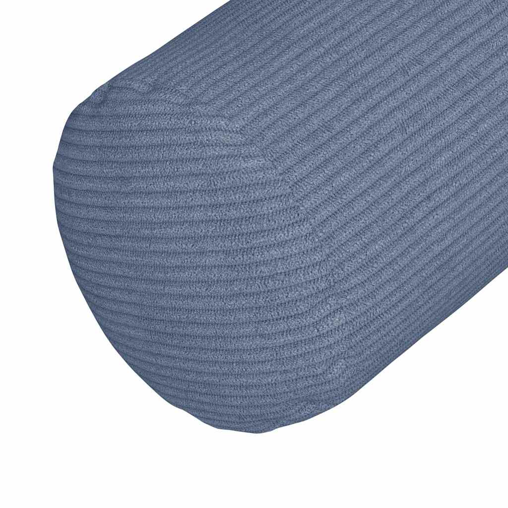 Bolsterkissen 2 pcs Hellgrau Ø 15 x 40 cm Cordstoff