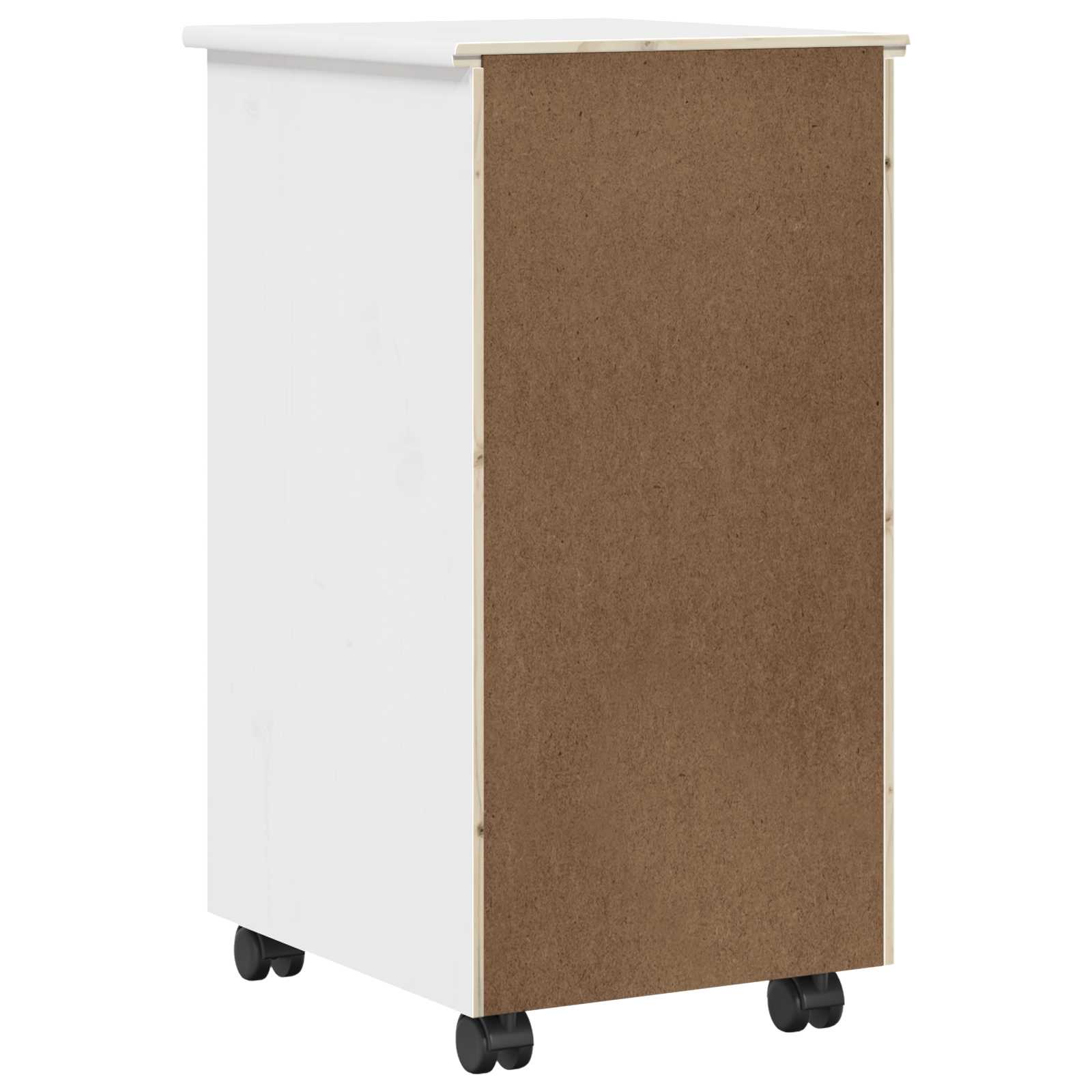 Rollschrank Honigbraun 34 x 39 x 65,5 cm Massives Kiefernholz