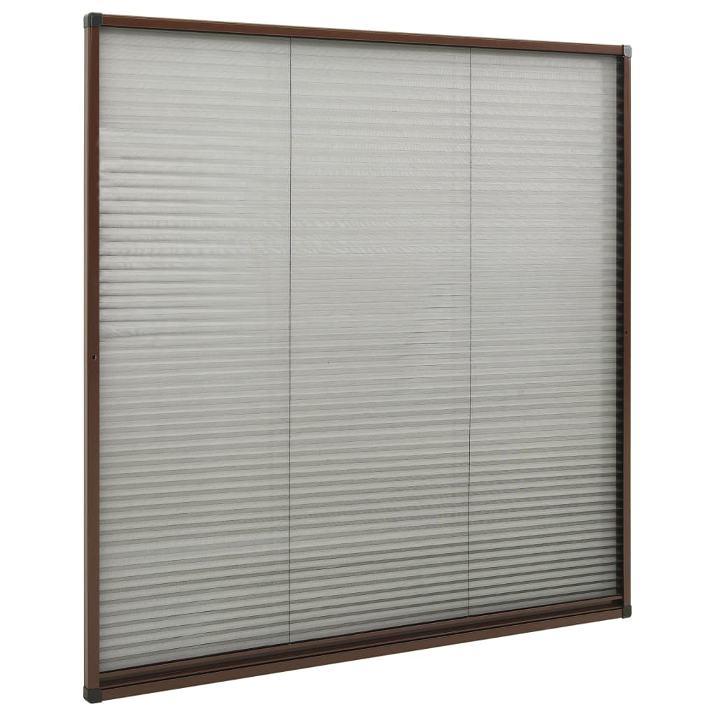 Plisse Insektenschutz-Fenster 80×160 cm