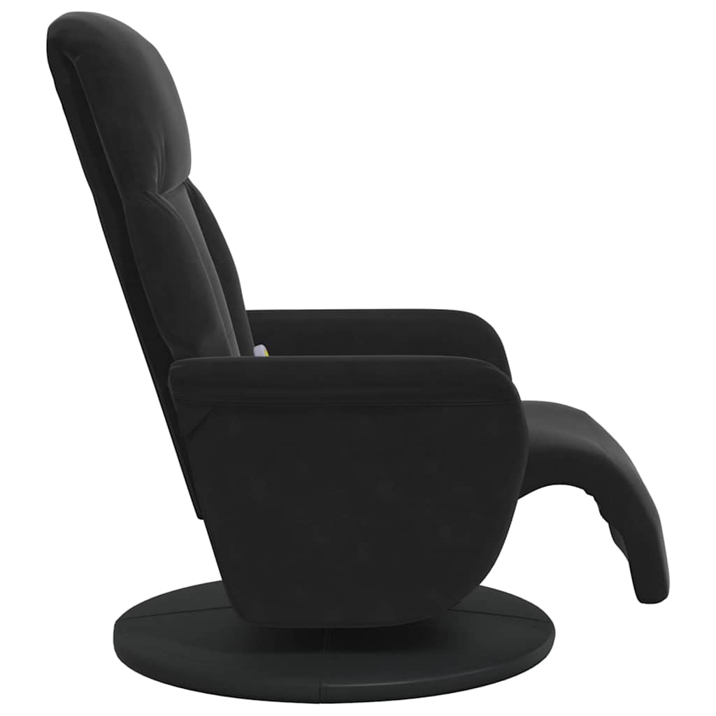 Massage Relaxsessel Dunkelgrau 91 x 71 x 105 cm Samt