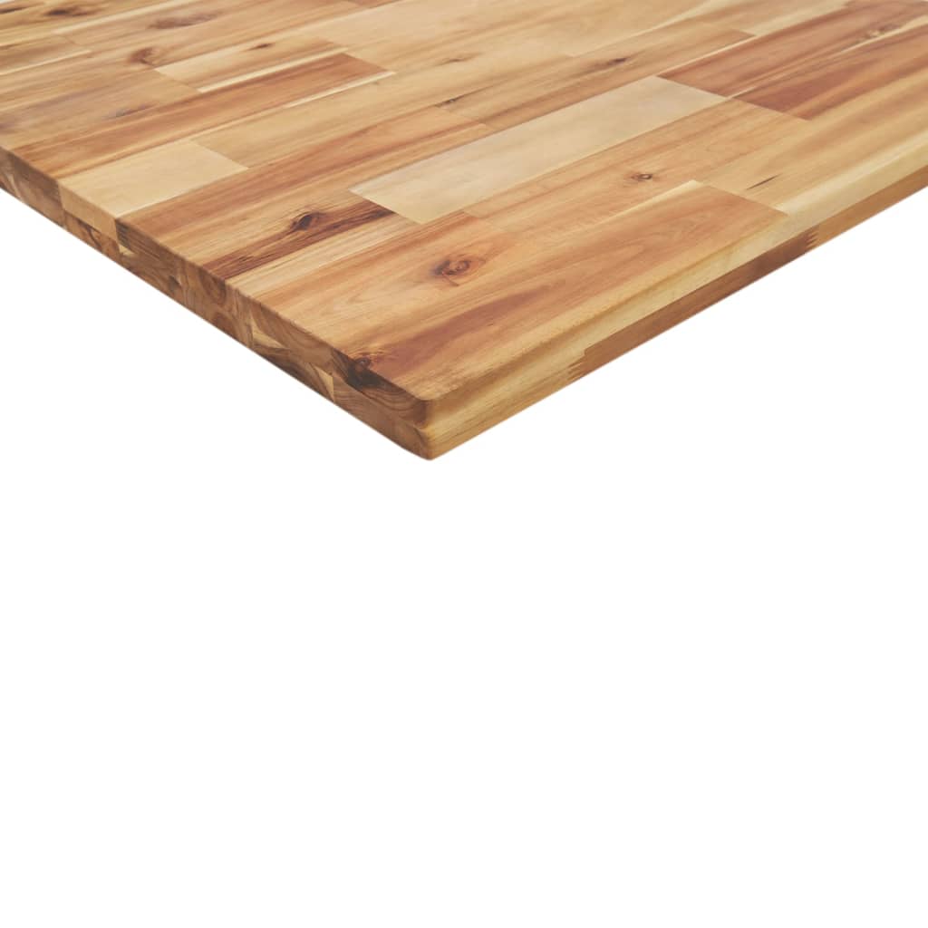 Tischplatte 40x20x2 cm Rechteckig Massivholz Akazie