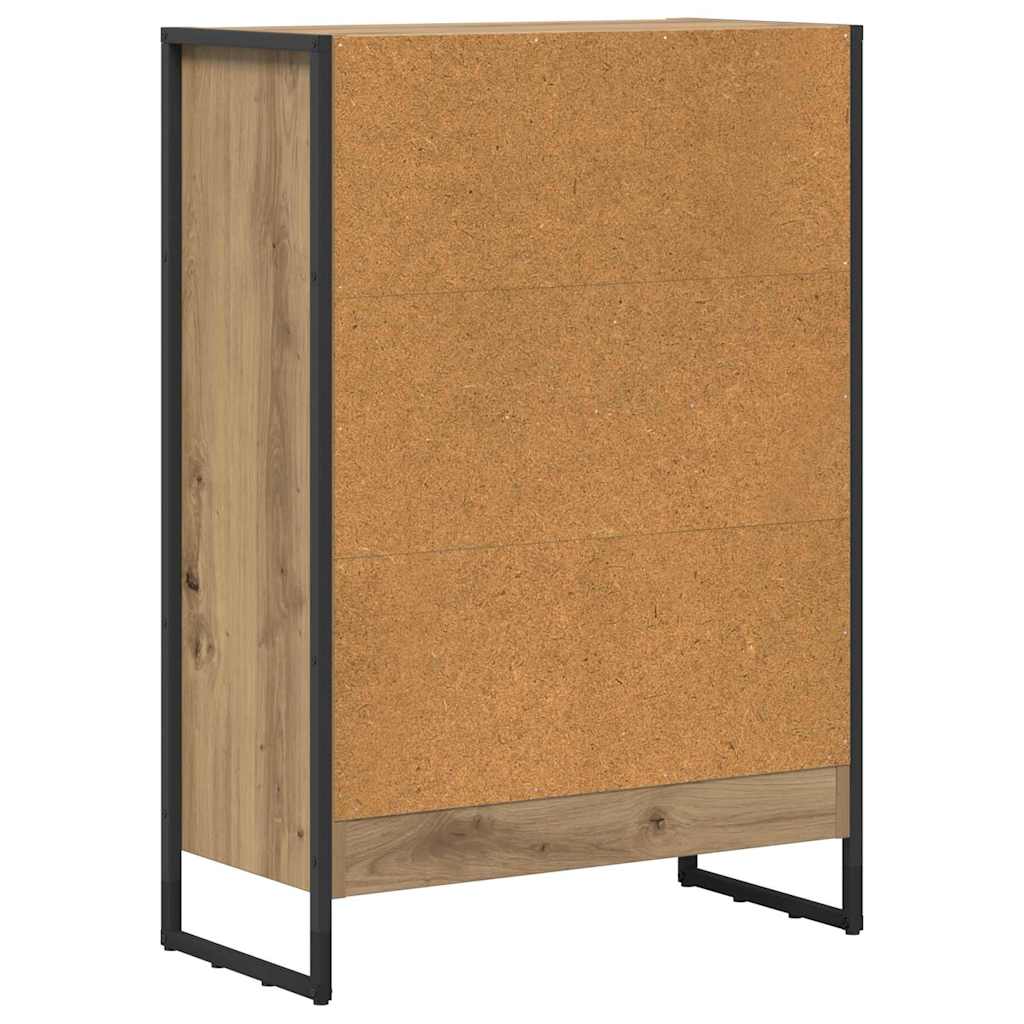 Bücherregal 2 pcs Schwarz Eichen-Optik 60 x 30 x 189,5 cm