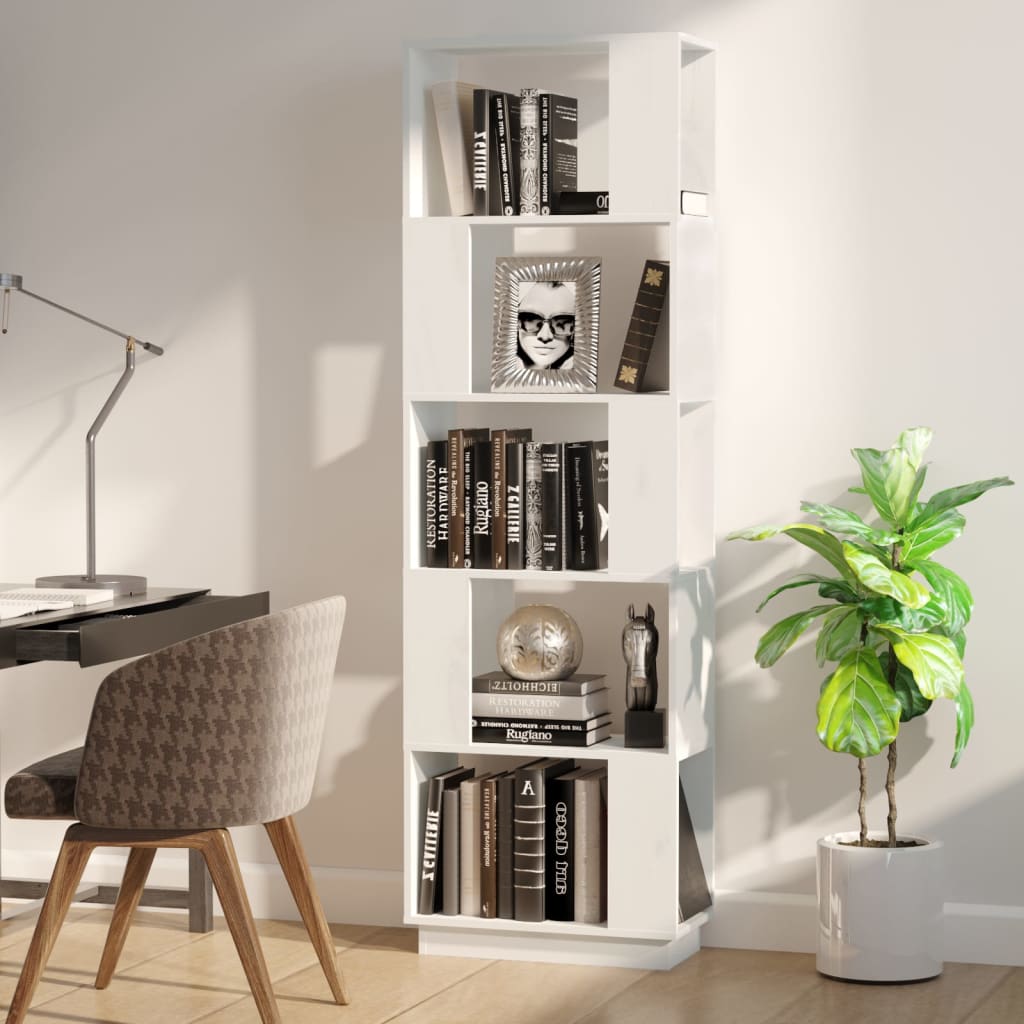 Bücherregal/Raumteiler 51x25x163,5 cm Massivholz Kiefer