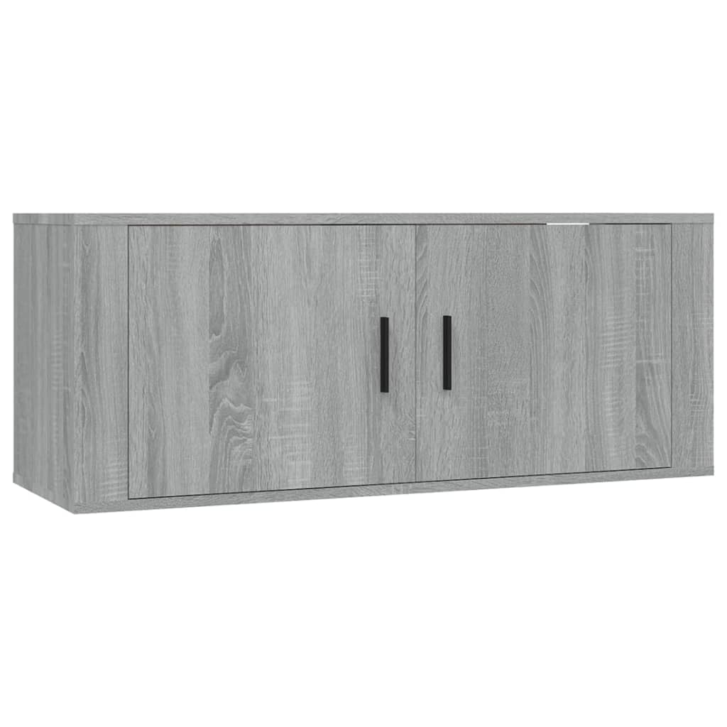 3-tlg. TV-Schrank-Set Weiß Holzwerkstoff