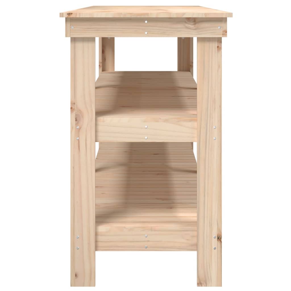 Werkbank 78,5x50x80 cm Massivholz Kiefer