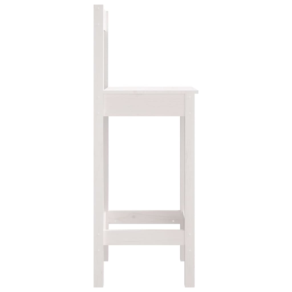 Barstühle 2 Stk. 40x40x78 cm Massivholz Kiefer