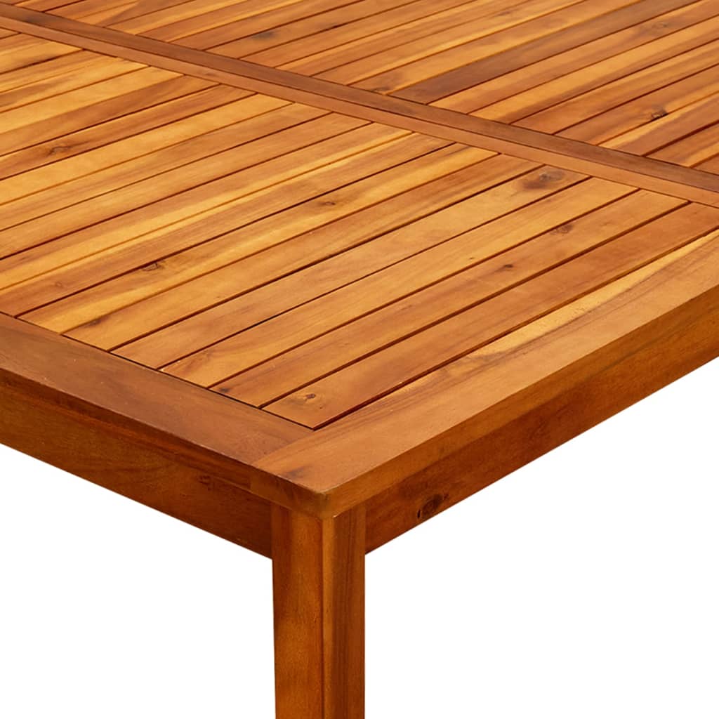 Couchtisch Helles Akazienholz 45 x 45 x 36 cm Massivholz Akazie