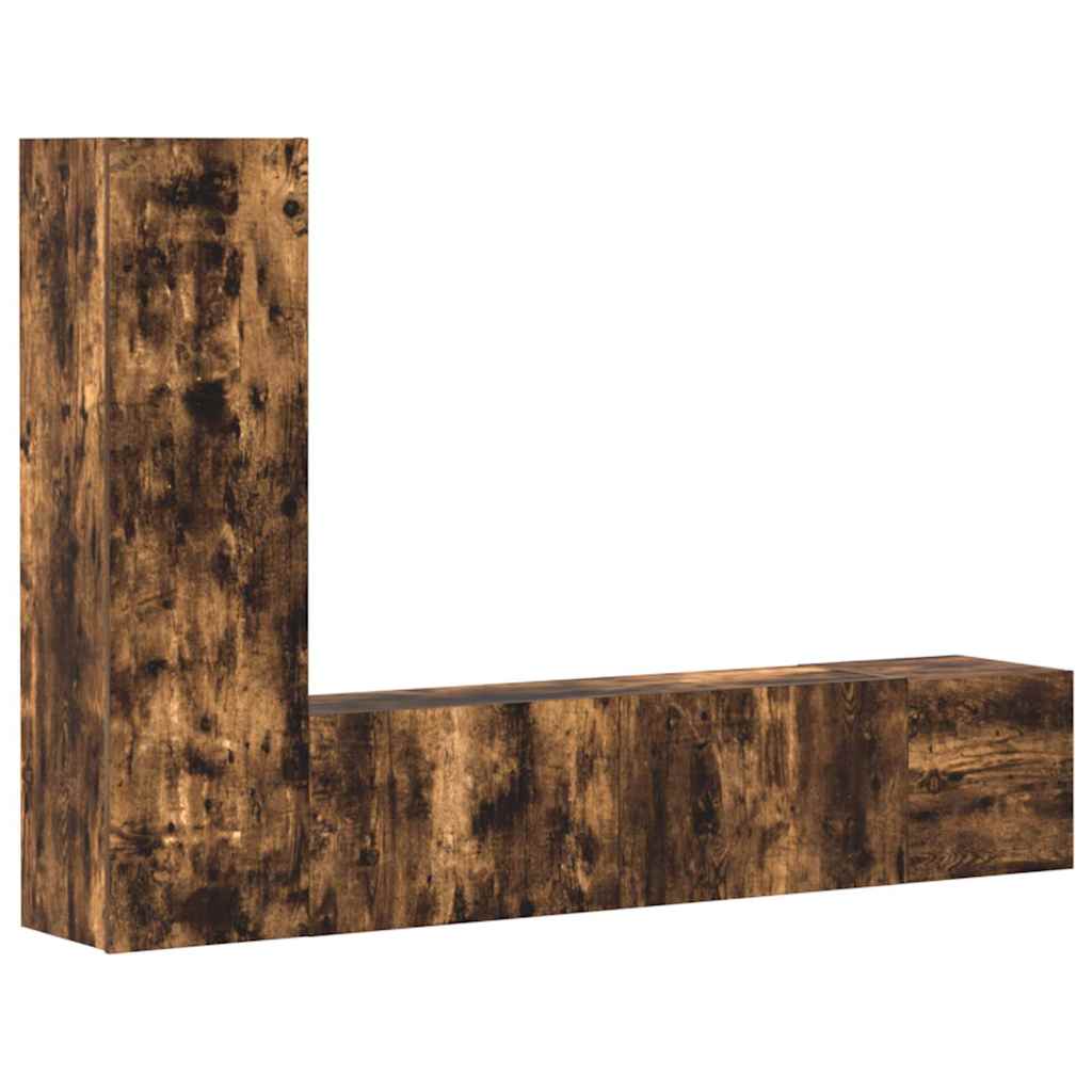 5-tlg. TV-Schrank-Set Weiß Holzwerkstoff