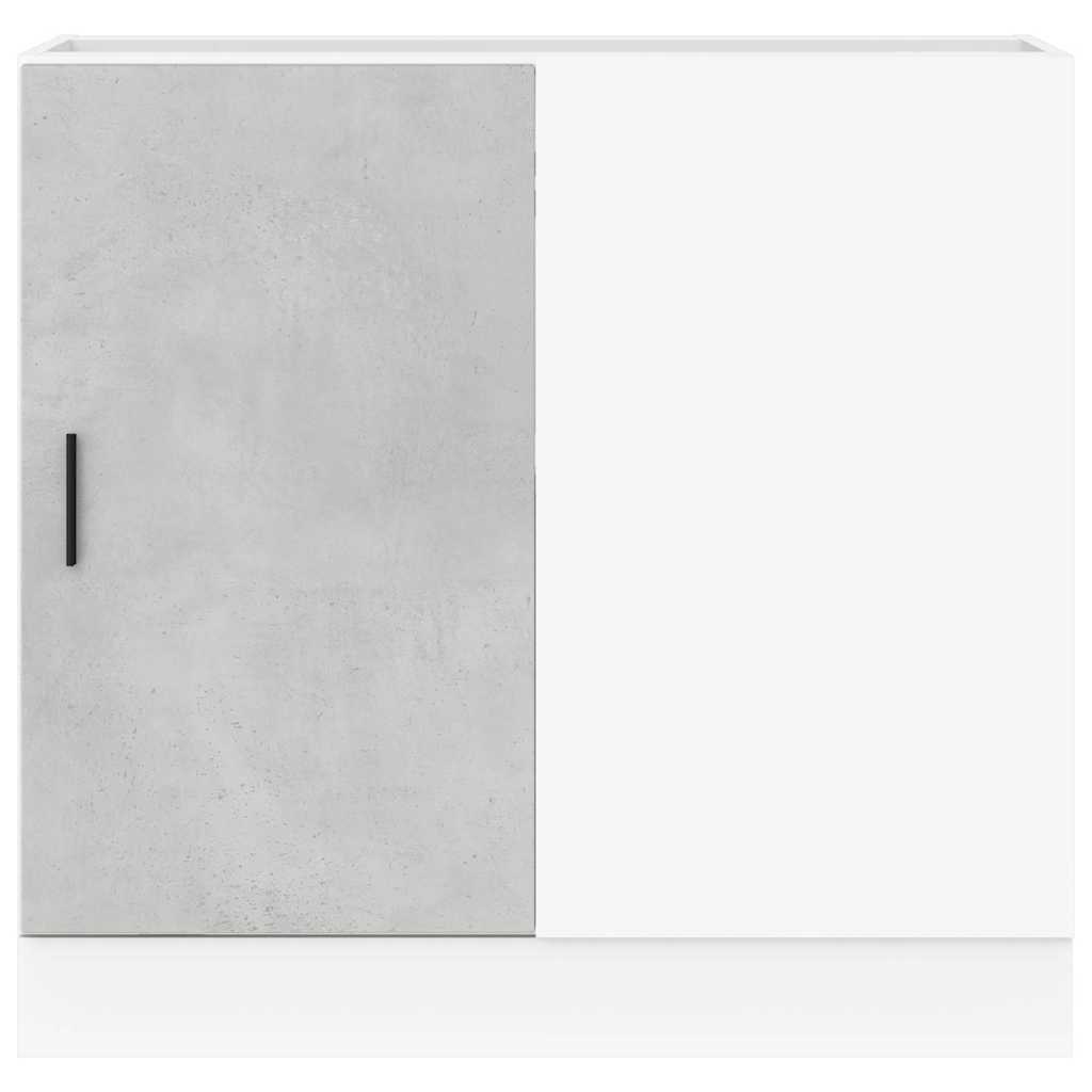 Unterschrank Lyon Weiß 60x46x81,5 cm Holzwerkstoff