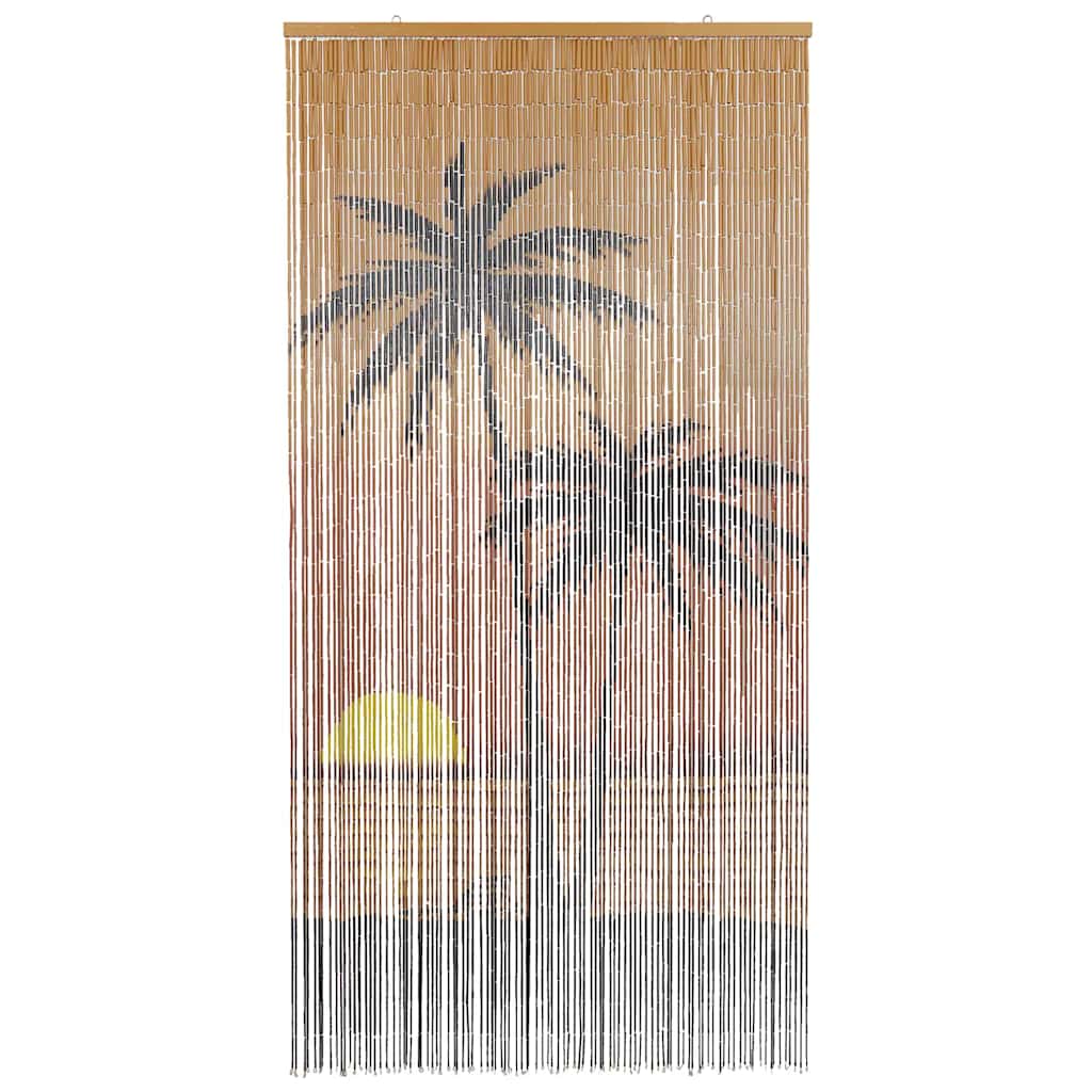Insekten-Türvorhang Bambus Druck 90x220 cm Bambus