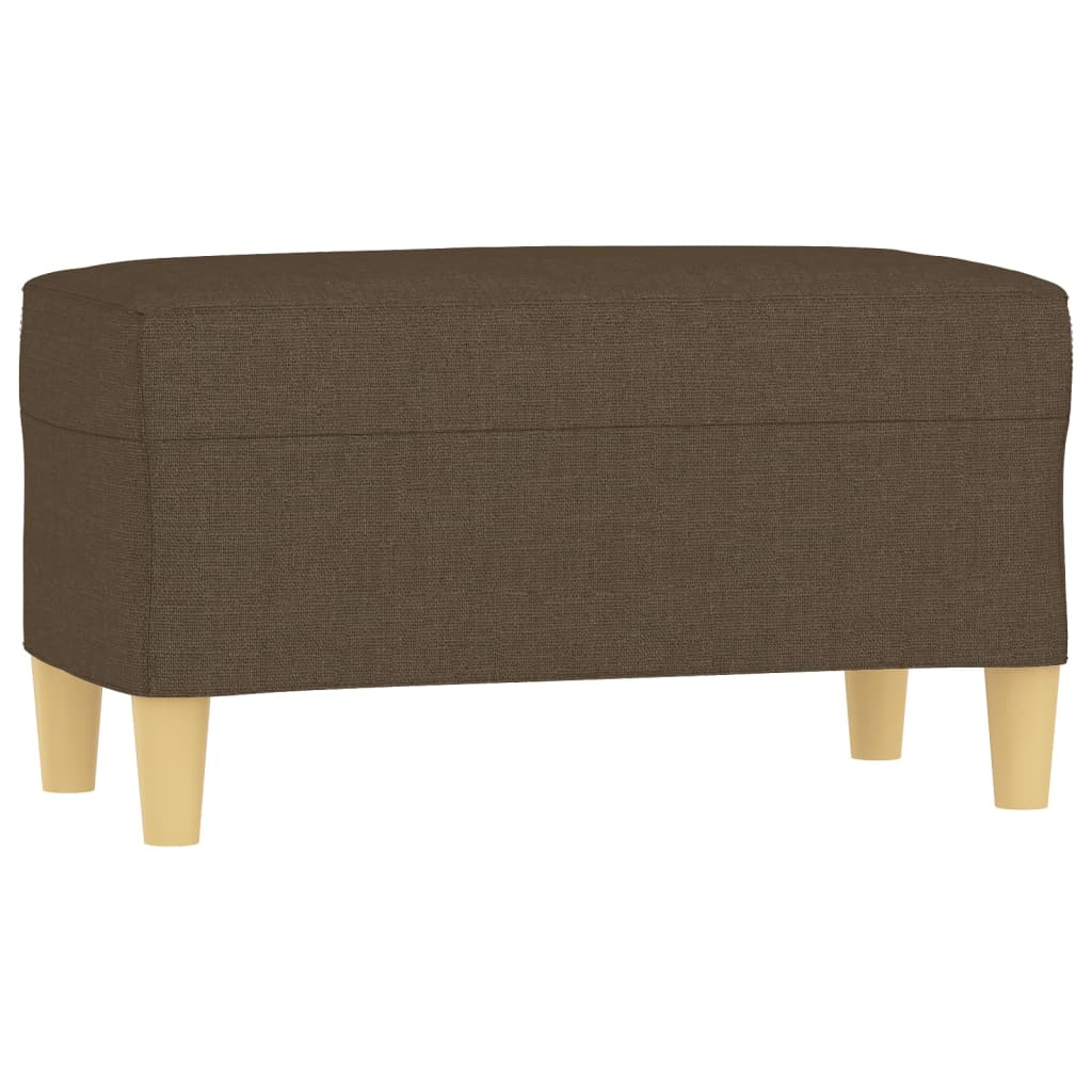 Sitzbank Hellgrau 70x35x41 cm Stoff