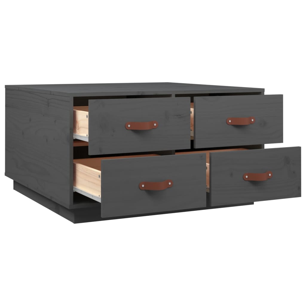 Couchtisch 80x80x45 cm Massivholz Kiefer