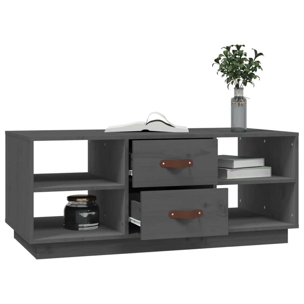 Couchtisch 100x50x41 cm Massivholz Kiefer