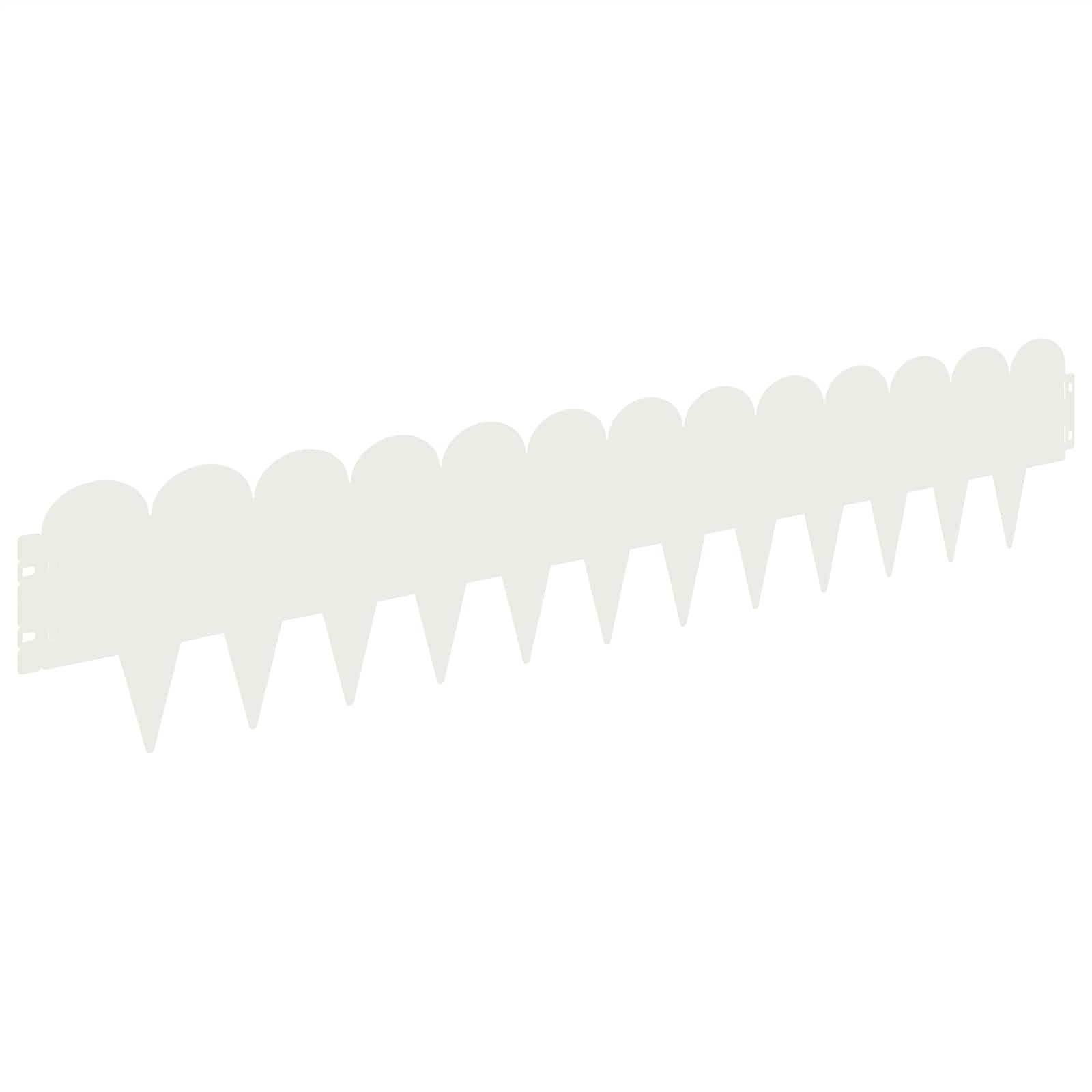 Raseneinfassung 10 pcs 103 x 15 cm Stahl Schwarz
