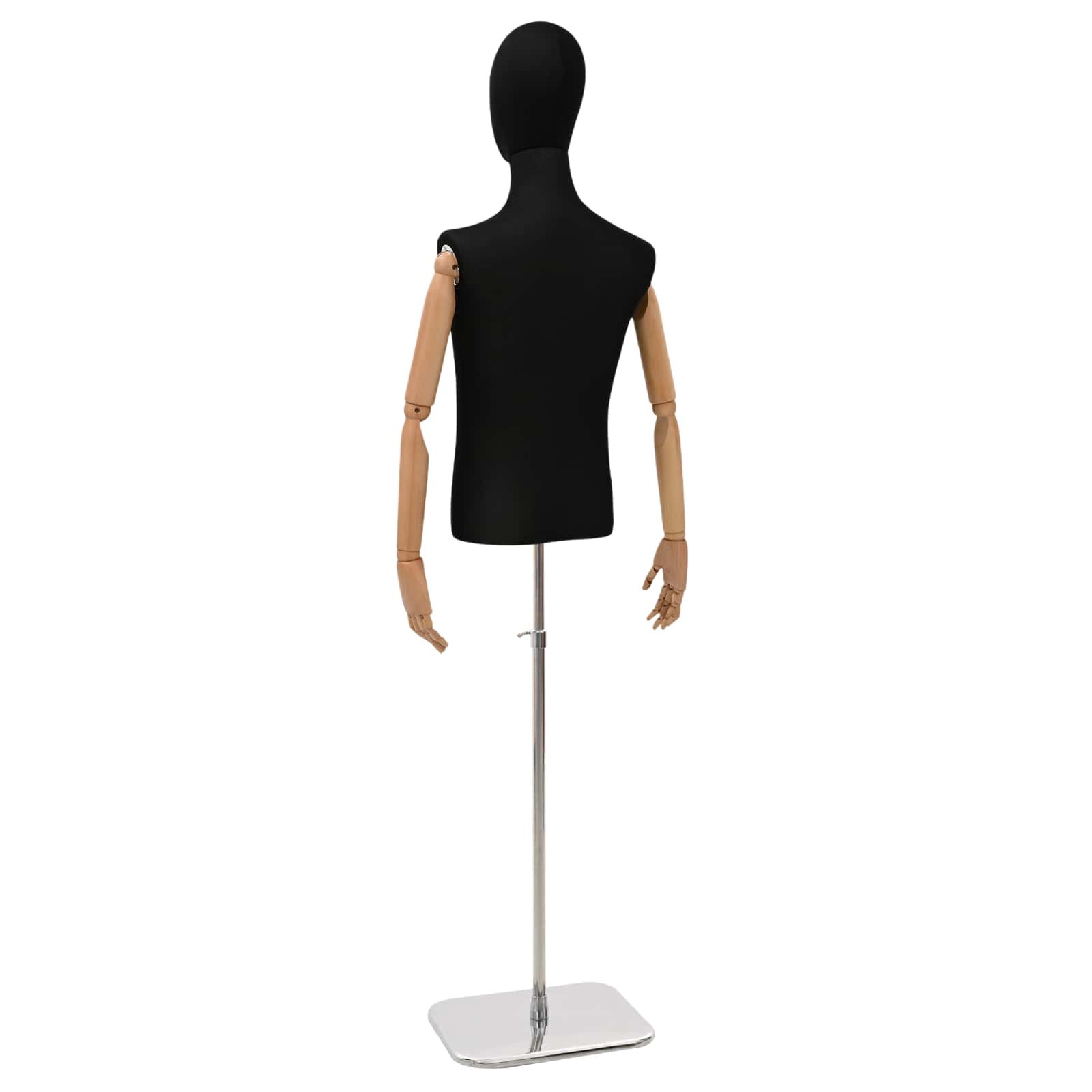 Verstellbare Mannequin 165-213 cm mit Fuß Weiblich PP Weiß