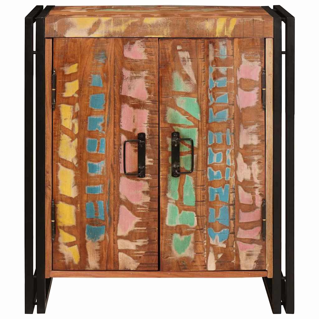 Nachttisch Braun 66 x 35 x 76 cm Massives, grobes Mangoholz