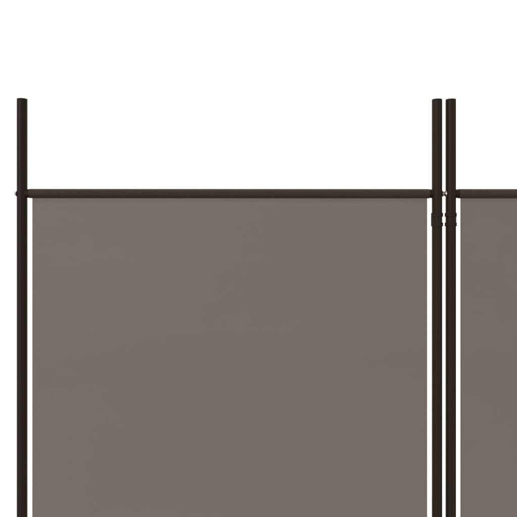 3-teiliger Raumteiler Beige 150 x 180 cm Stoff