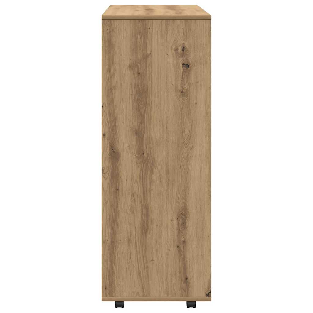 Kleiderschrank Weiß 80x40x110 cm Holzwerkstoff