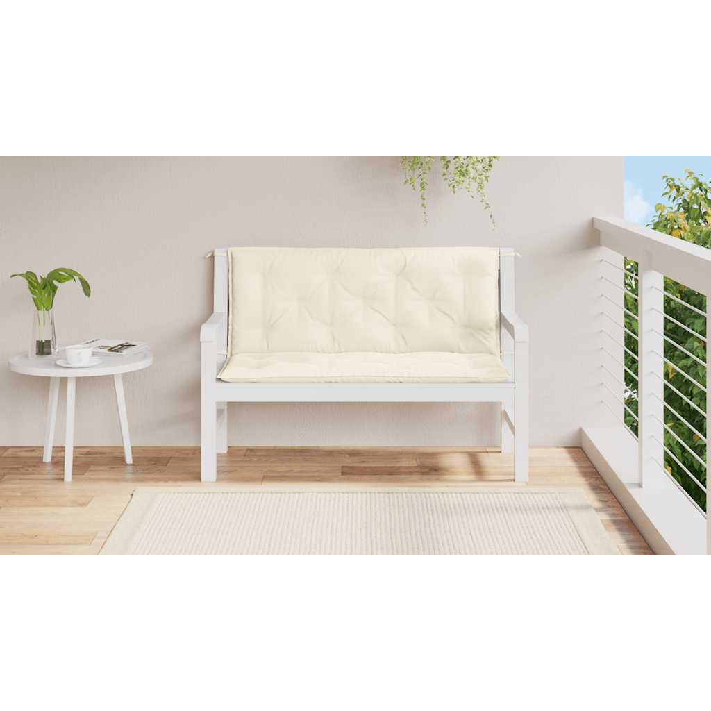 Gartenbank-Auflage Anthrazit 100x(50+50)x7 cm Oxford-Gewebe