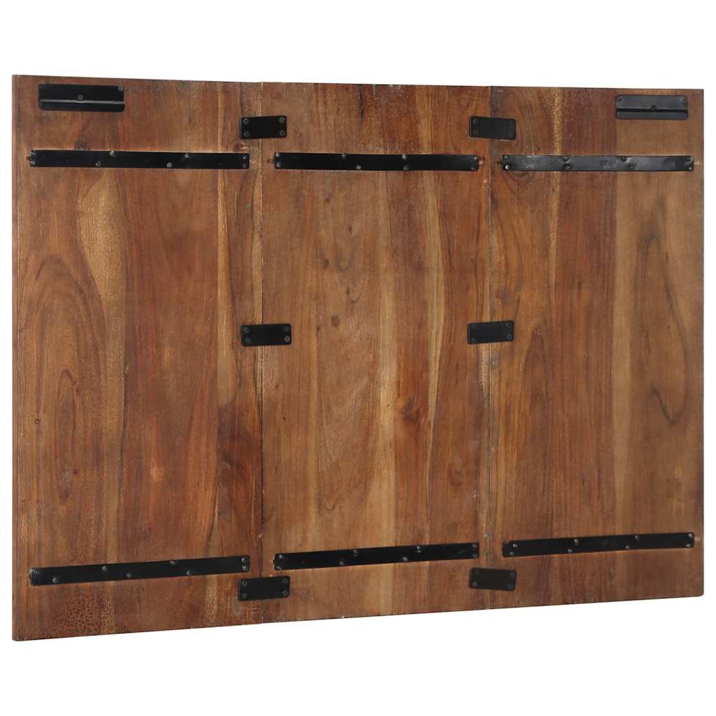 Kopfteil Mehrfarbig 160 cm Massivholz Altholz