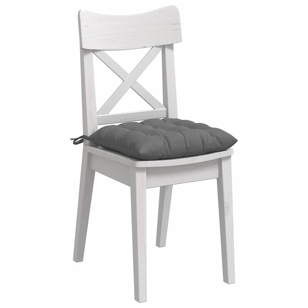 Sitzkissen 4 Stück Taupe 40 x 40 x 6 cm Mikrofaser