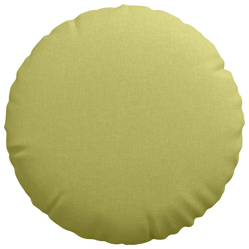 Sitzkissen 2 pcs Hellgrau Ø30 x 13 cm Stoff