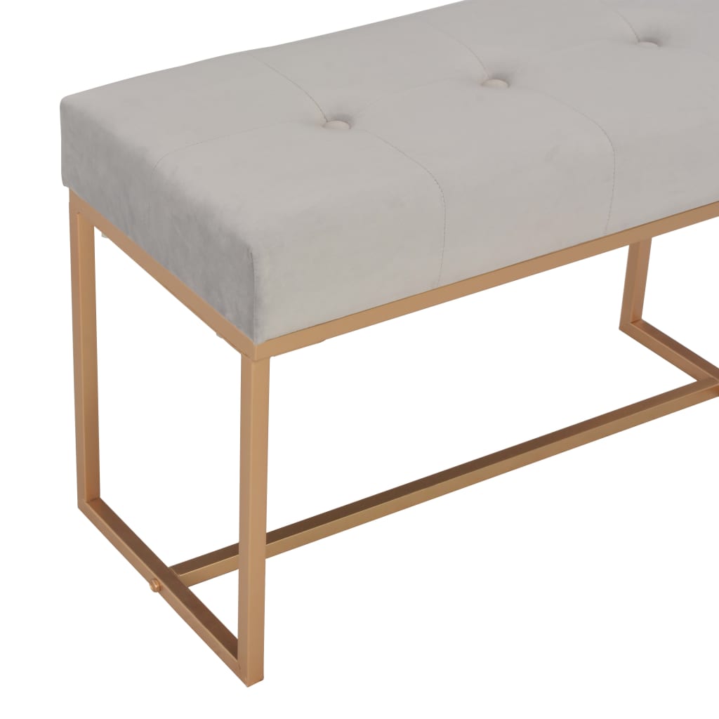 Bank 80 cm Grün Samt