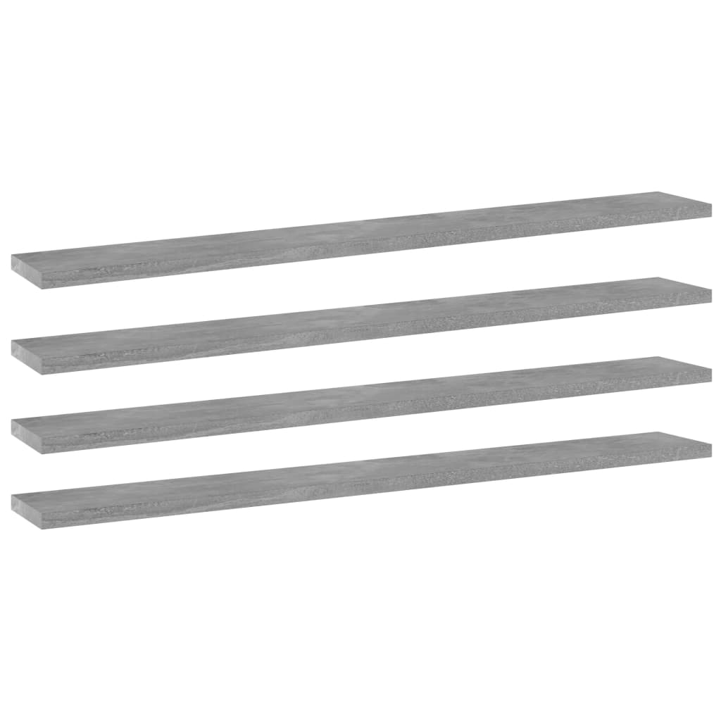 Bücherregal-Bretter 4 Stk. Weiß 40x10x1,5 cm Holzwerkstoff