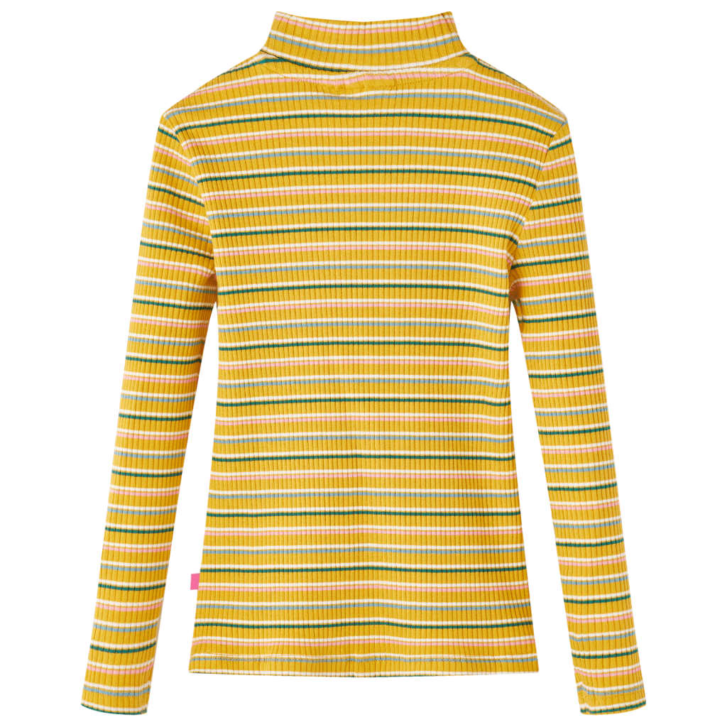 Kinder-Langarmshirt Halbrollkragen Ecru 104
