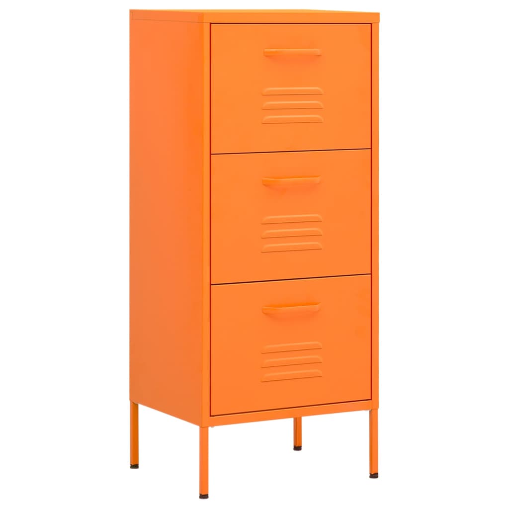 Beistellschrank Olivgrün 42,5x35x101,5 cm Stahl