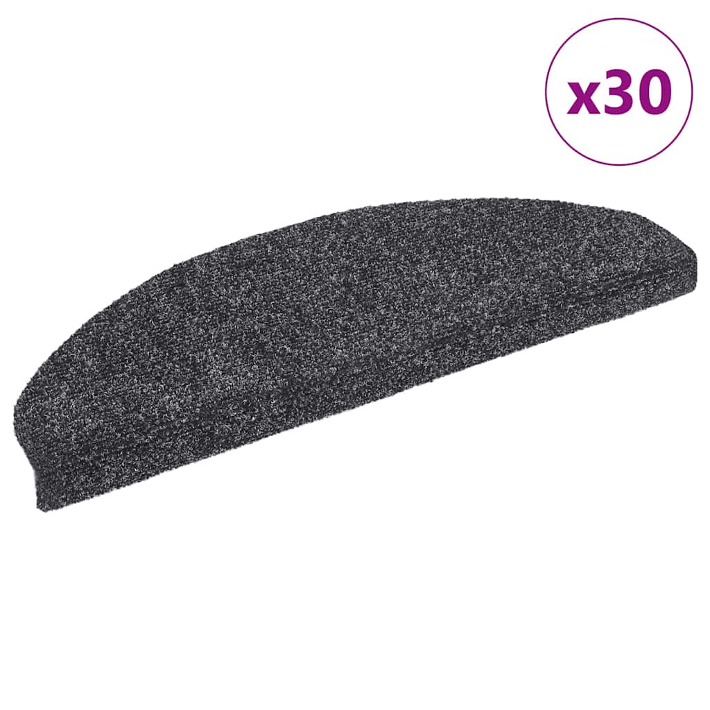 Stufenmatten Selbstklebend 15 Stk. 56x17x3 cm Hellbraun Halbrund